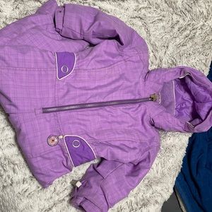 Purple size 4 kids snow ⛄️ bib